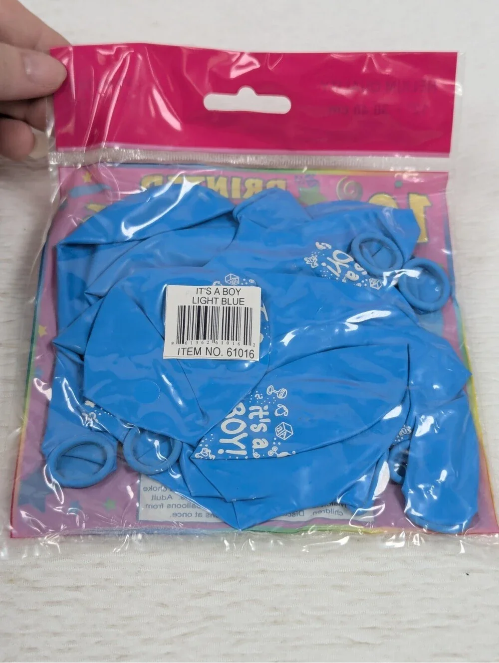 12 inch - Blue Latex Balloons - Its a Boy! - Party Helium Balloons - 100 Pack